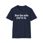 Run Mile In T-Shirt