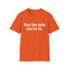 Run Mile In T-Shirt